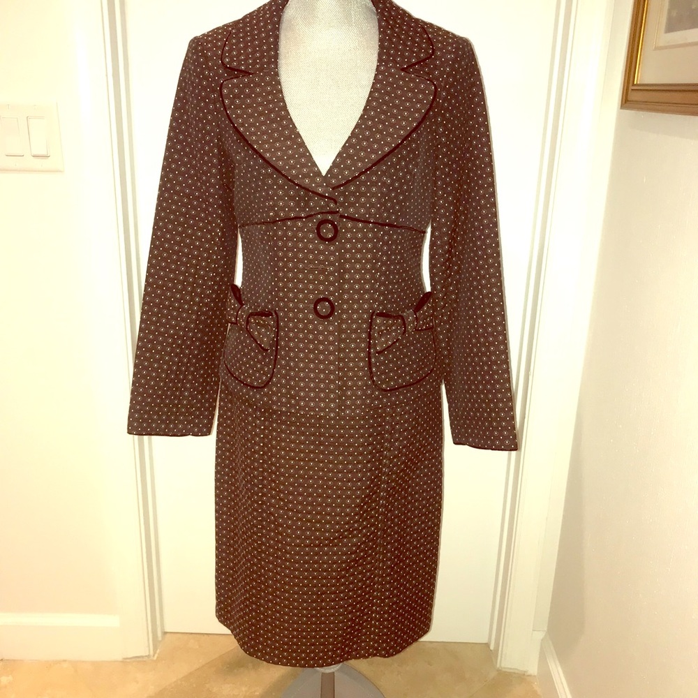 Vintage suit, brown